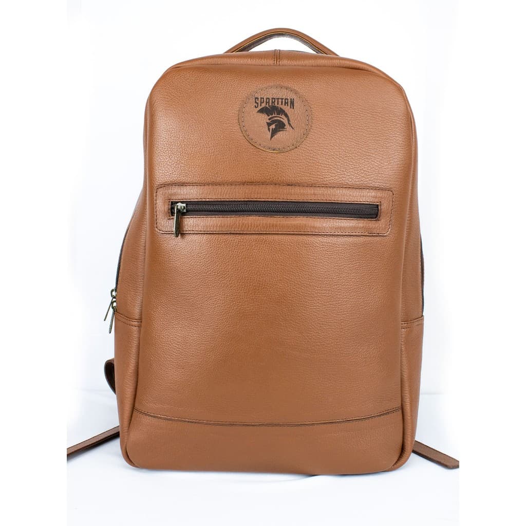 Mochila Unisex Com Alças Acolchoadas em Couro Premium Sparttan