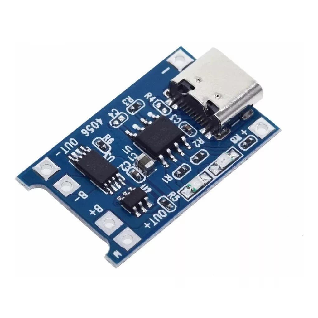 Módulo Carregador Bateria Lítio Tp4056 1a 5v Usb Tipo C