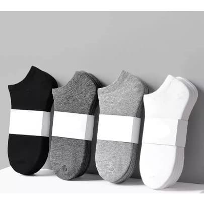 Kit 3 Pares Meias Soquetes - Meia Algodão Unisex BLACK FRIDAY