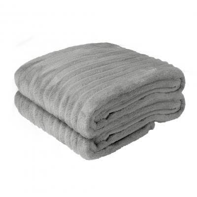 MANTA CAMA CASAL SOFT PREMIUM PRATA 1,80 m x 2,30 m (9503001)