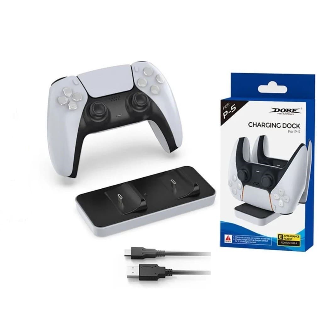Base Dupla de Carregamento para Controle Ps5 USB-C