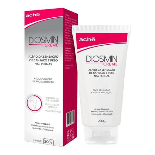 DIOSMIN CREME PARA AS PERNAS 200G ACHE CANSAÇO E PESO