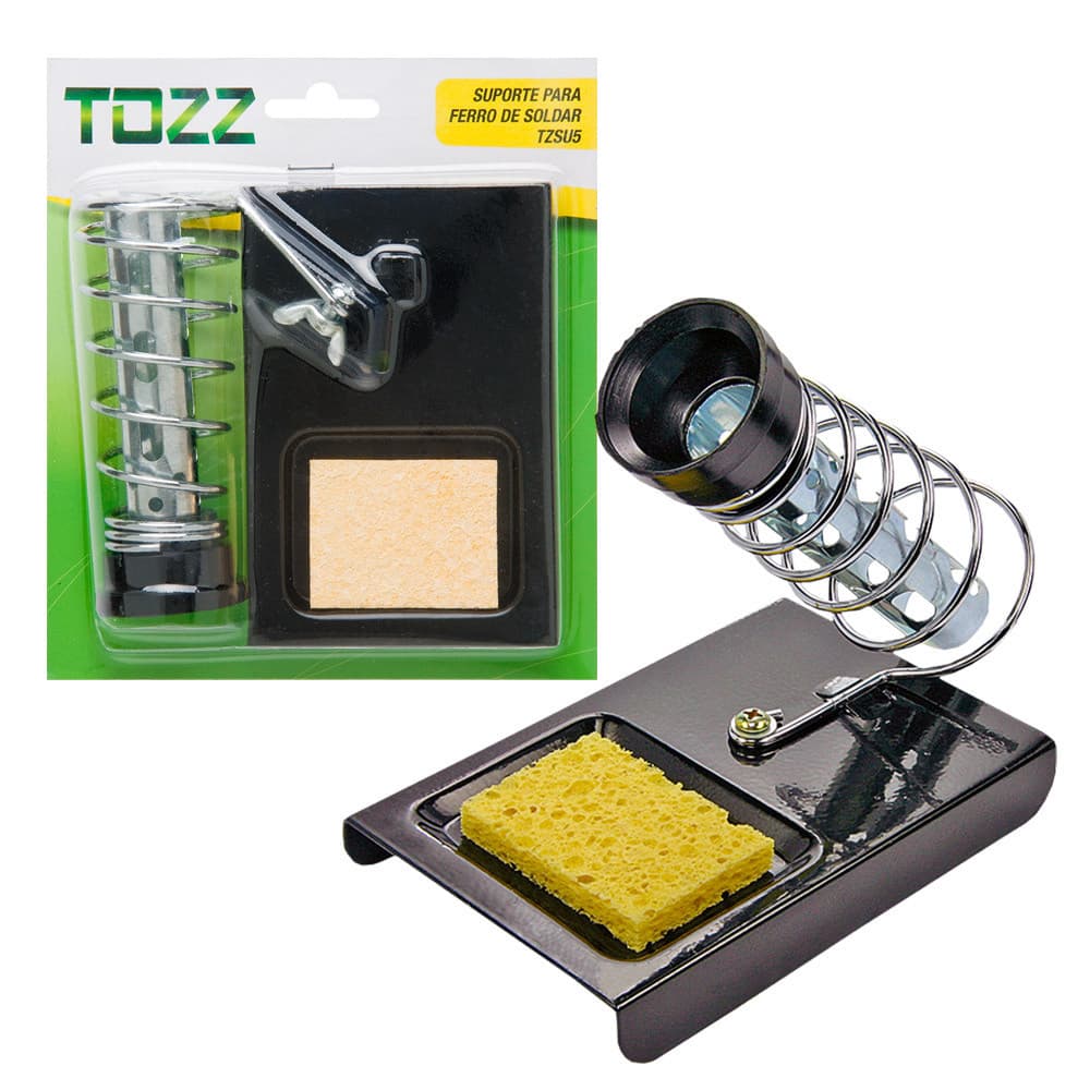SUPORTE P/ FERRO DE SOLDAR C/ MOLA TZSU5 TOZZ