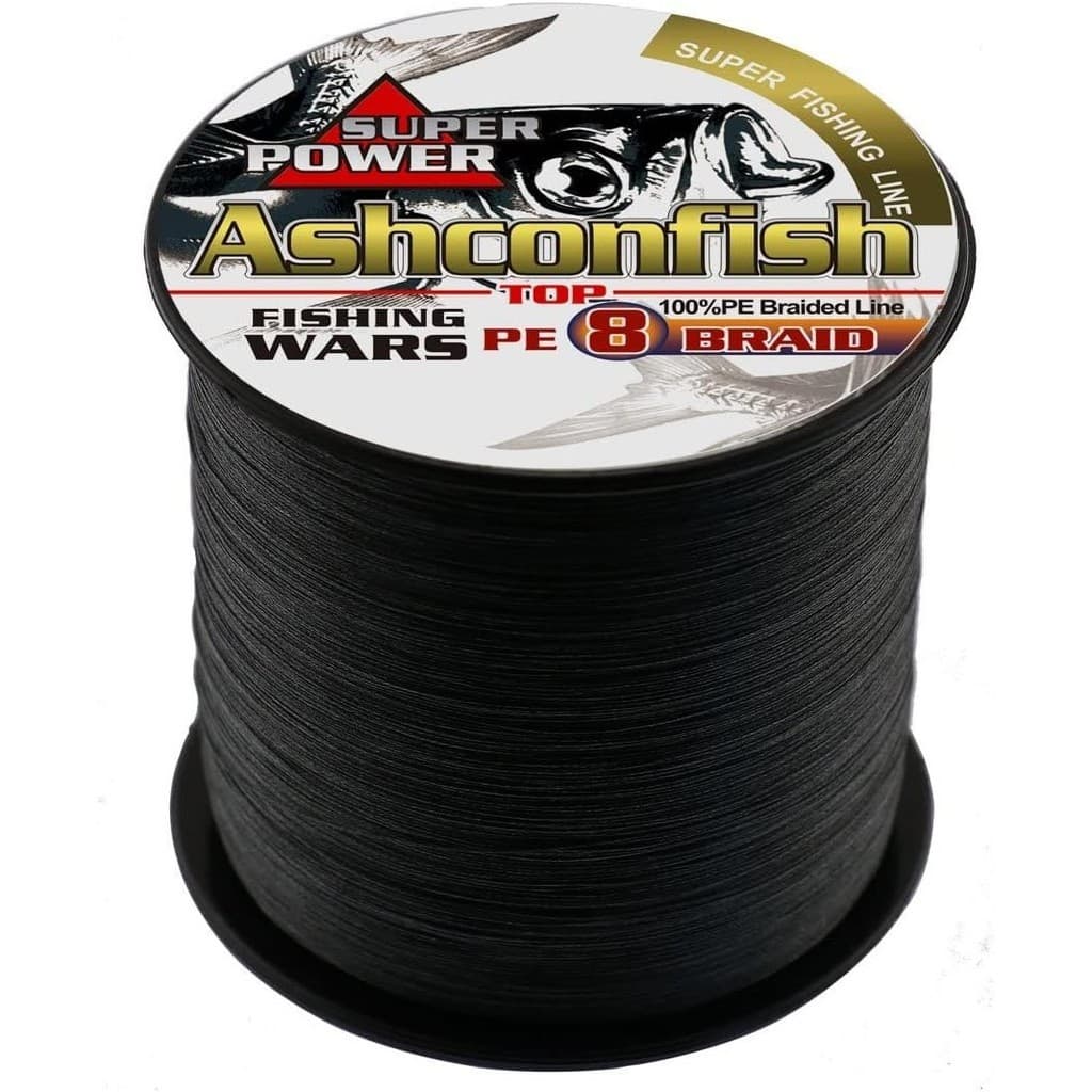 Linha de Pesca Multi-Filamento Ashconfish X8 Fios 500 metros 0.63mm 130Lbs 68kg