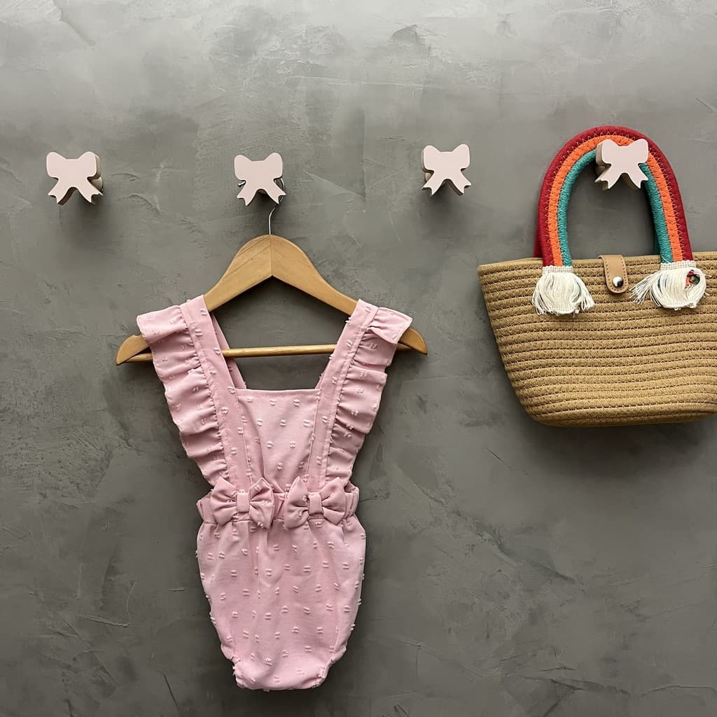 4 Ganchos de parede Laço infantil decoração delicado bebê