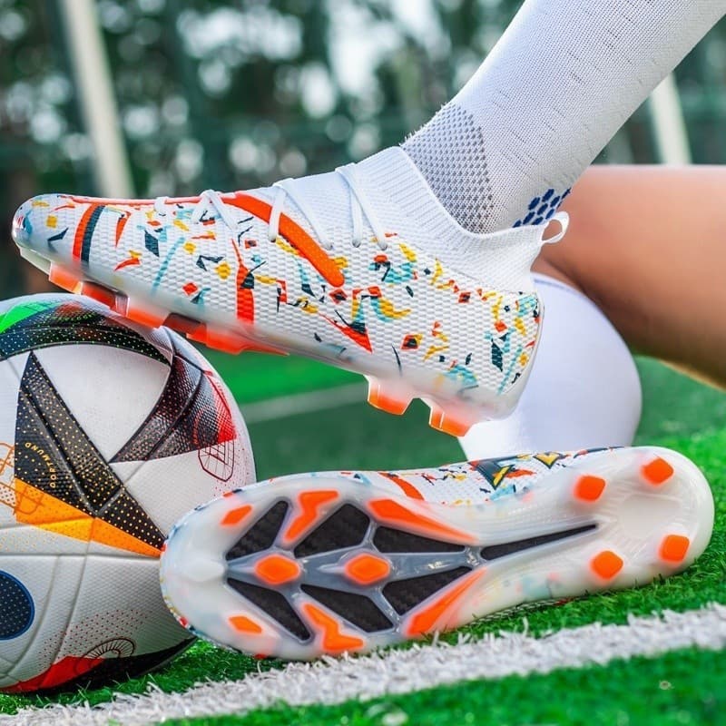 2024 Nova Confortável FG/TF Campo Bota Botas De Futebol Para Crianças Treinamento Calçados Esportivos Adultos 398