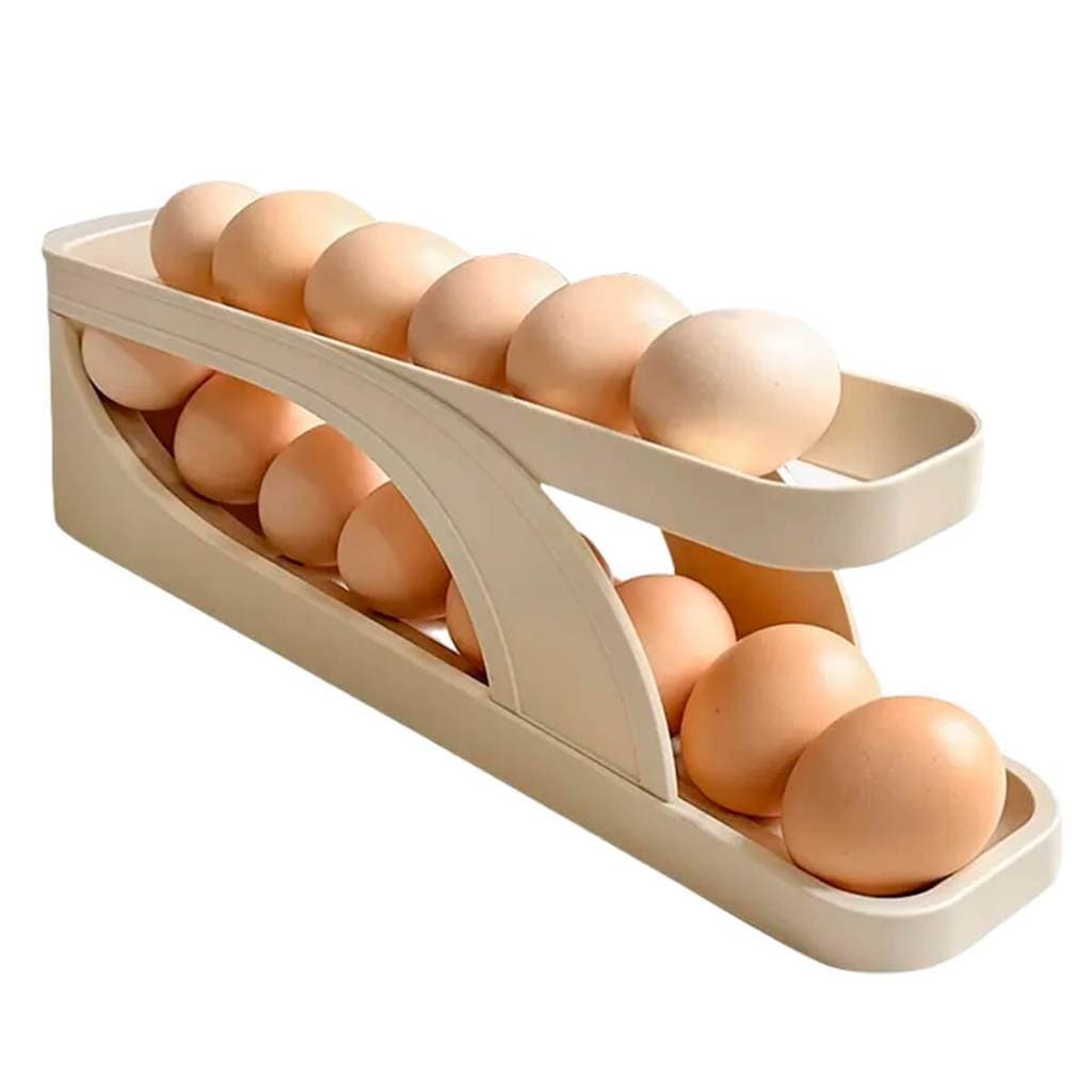 Porta Ovos Organizador – Ideal para Armazenar Ovos na Geladeira ou Bancada
