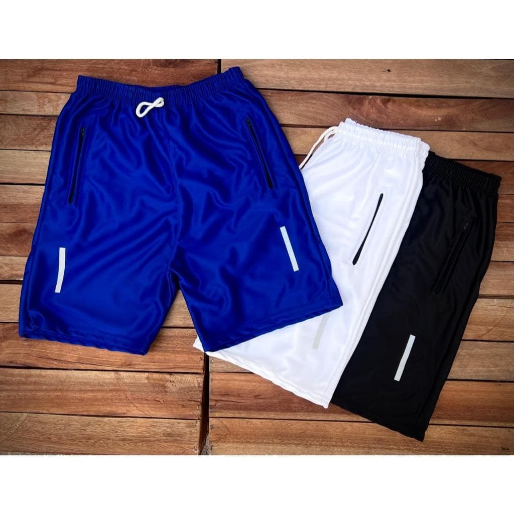 Combo 03 Bermudas Masculinas Básicas Lisas Sem Logo - Cores Vivas - Diversas Opções de Kits