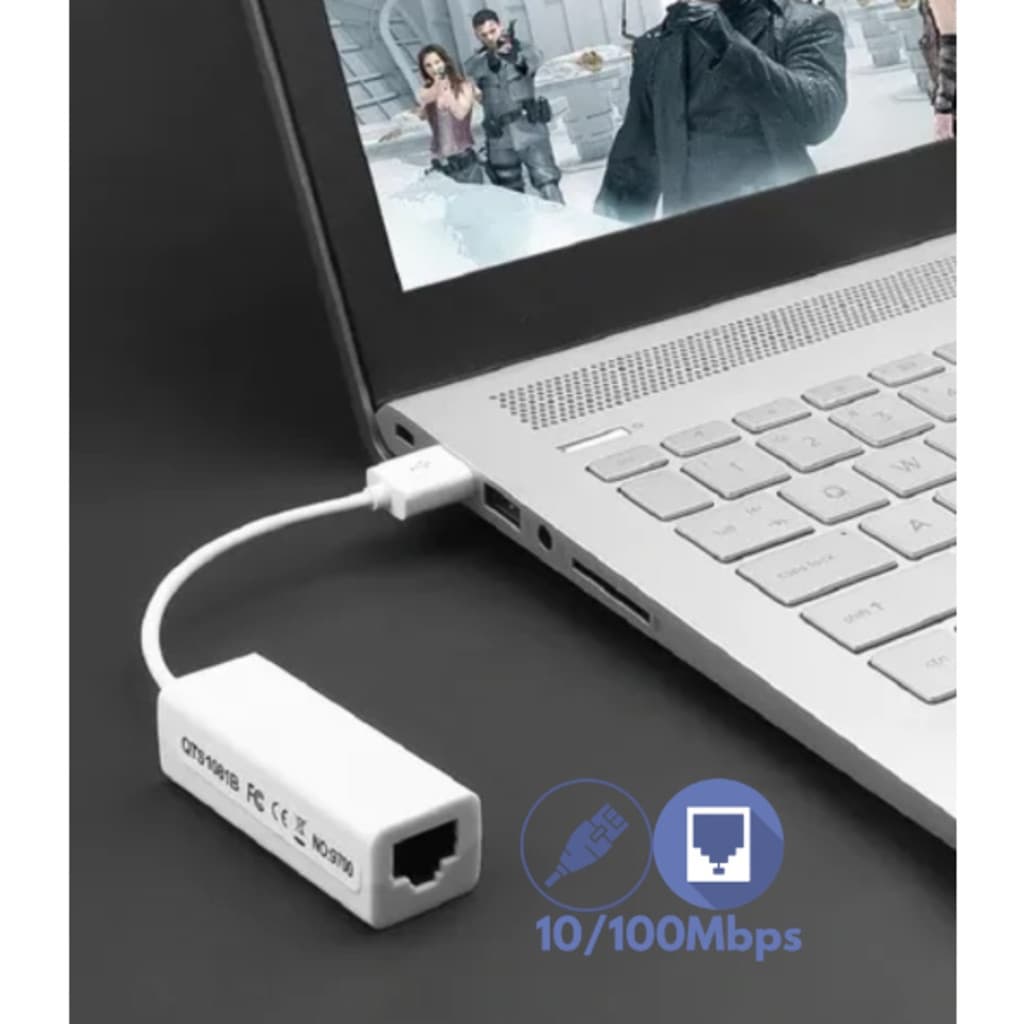 Micro Usb Para Rj45 Ethernet Lan Adaptador De Rede Cartãom