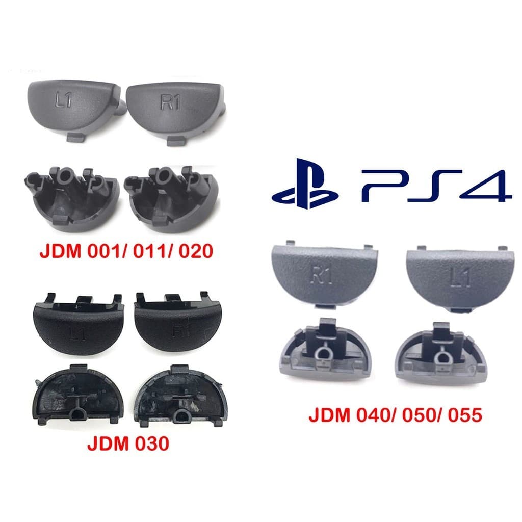 Botões L1 R1 para controle Dualshock 4 de PS4