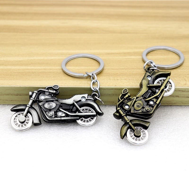 Chaveiro De Motocicleta Modelo Pingente Decoração Simulação Rodas Giratório Presente De Festa