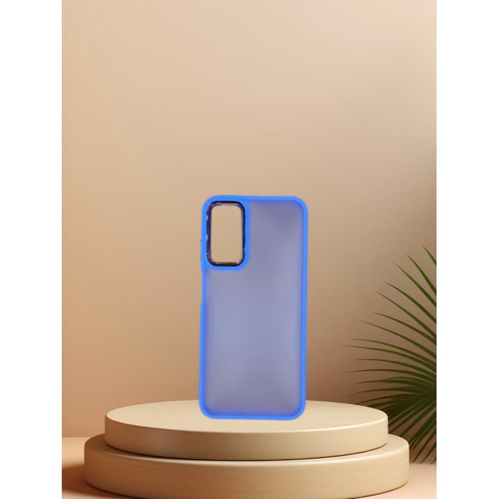 Capa Capinha  De Celular Compatível A14 Transparente Fosca Com Borda Quadrada Anti-Impacto REF WIM