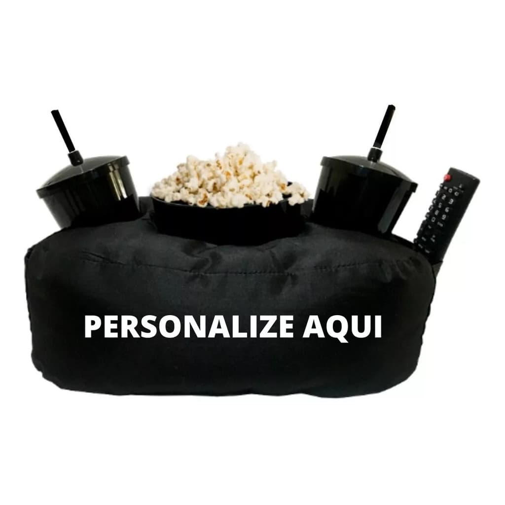 Almofada Porta Pipoca Personalizada
