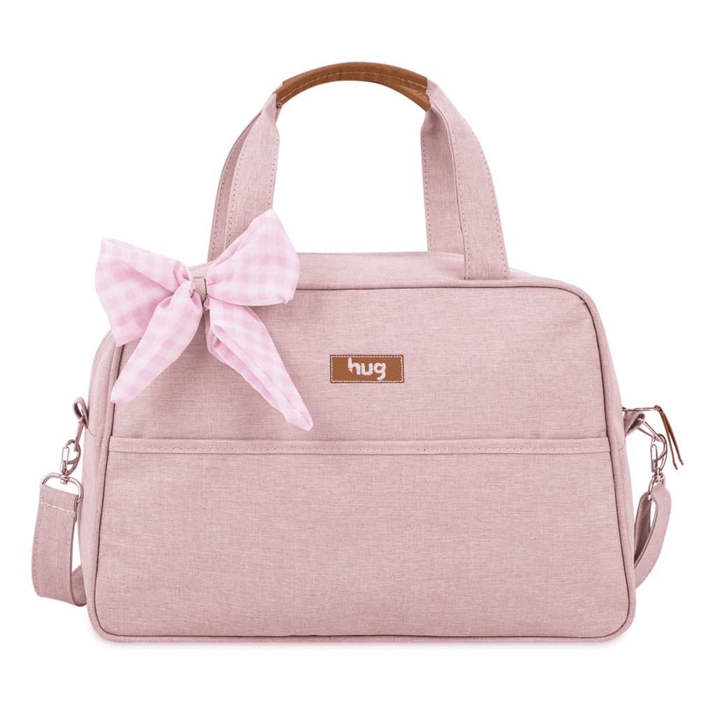 Bolsa Maternidade Média Mescla Rosa Hug Original