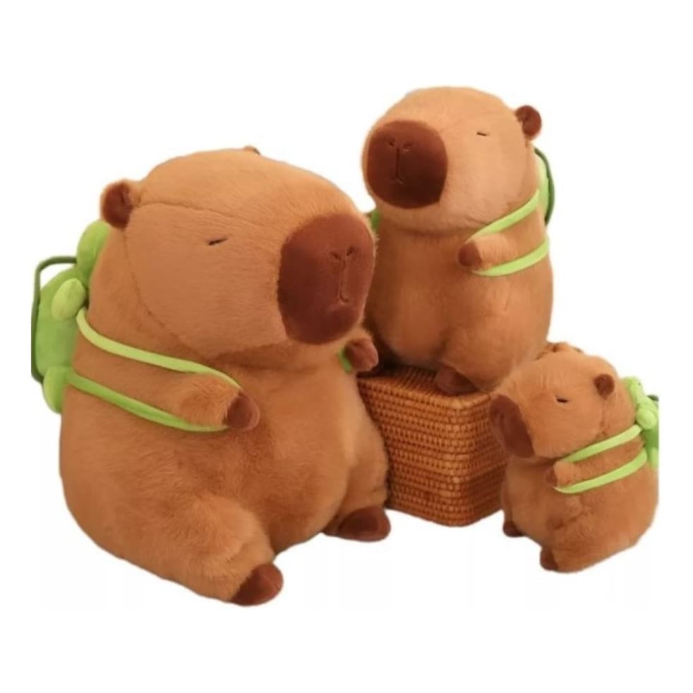 Pelúcia Capivara Filó 23 Cm Antialérgica Presente Grande