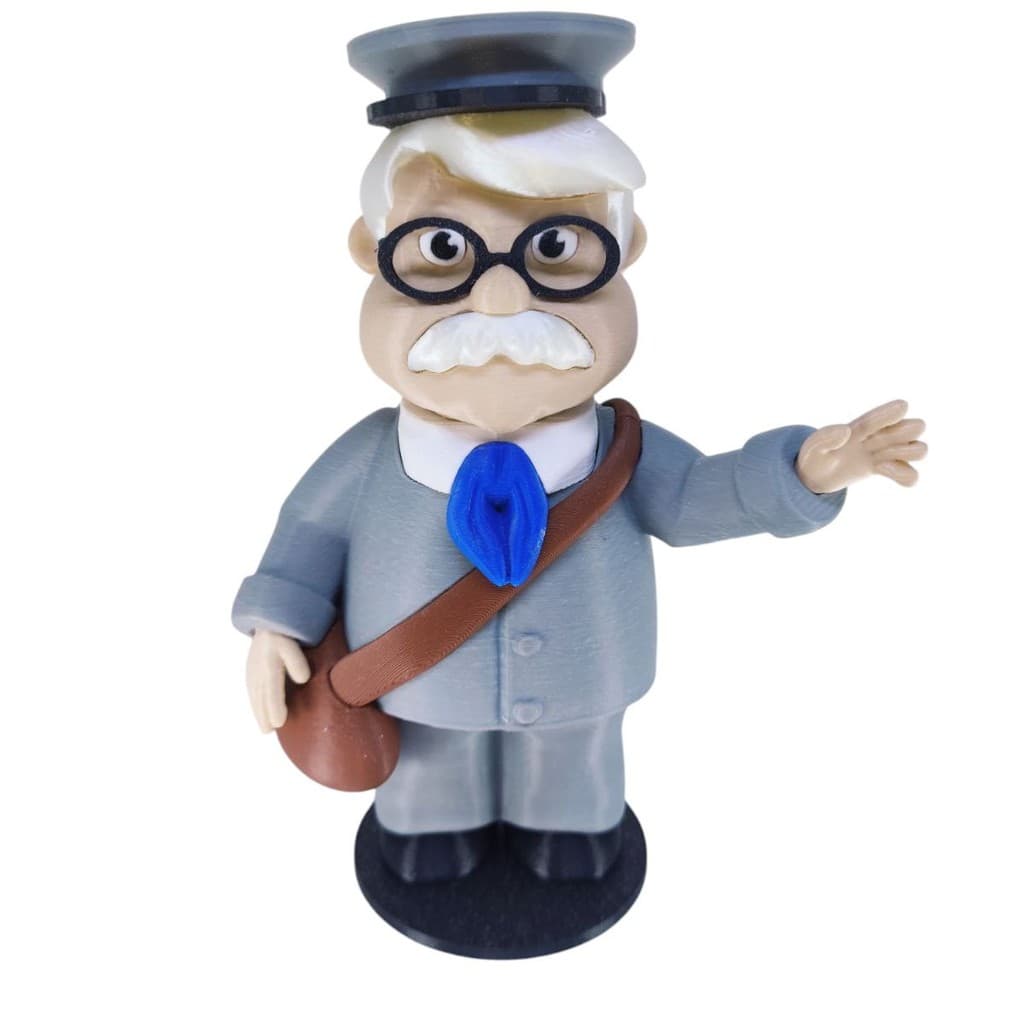 Estátua Jaiminho o Carteiro - Chaves - Impressão 3D
