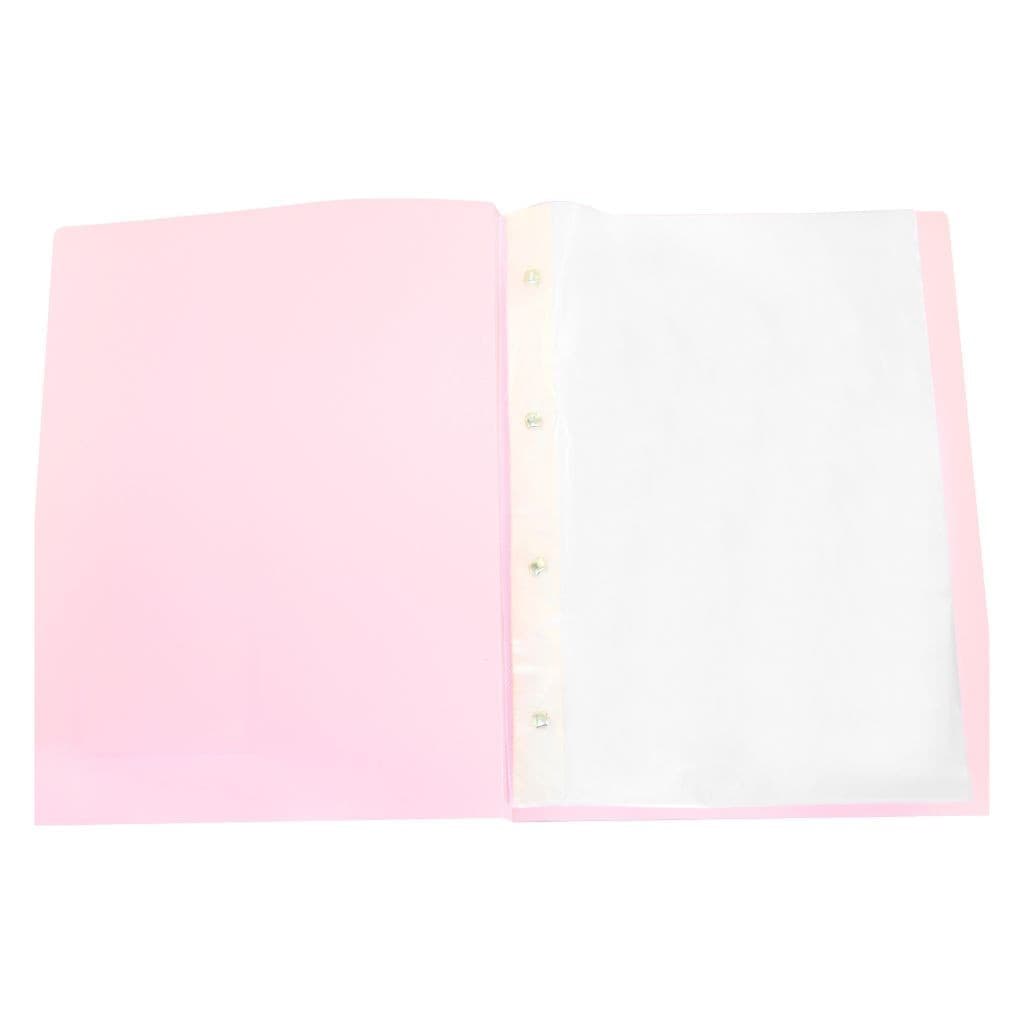 Pasta Catalogo Ofício Com 30 Envelopes Rosa Pastel ACP