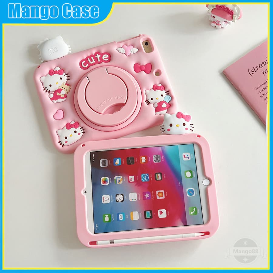 Para Samsung TAB A9 8.7 Polegada X110 A9 + Plus 11 X210 2023 A7 Lite T220 A 8.0 T290 T295 2019 A8 10.5 X205 Rosa Gato Su