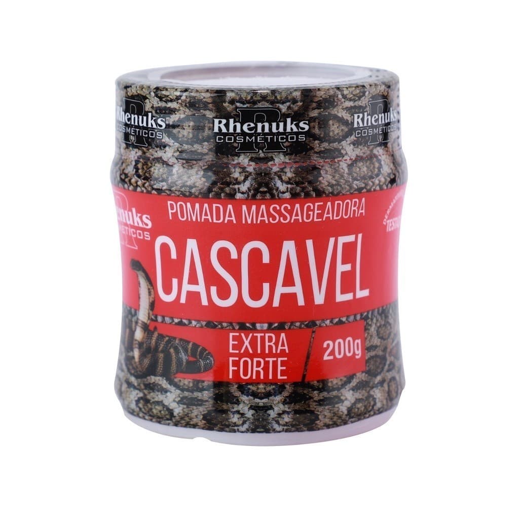 Pomada Massageadora Cascavel - 200g - Rhenuks