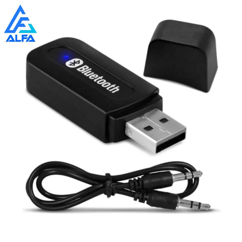 Receptor Bluetooth P2 Para Carro Som Automotivo USB (3,5mm)