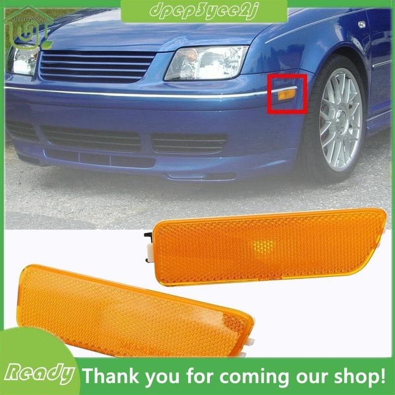 2Pcs Luz De Marcação Lateral Do Pára-Choques Dianteiro Carro Repetidor De Lâmpadas De Sinalização Para GOLF JETTA MK4 1999-2005