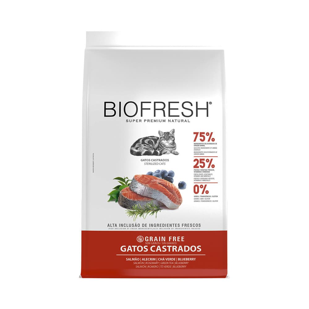 BIOFRESH GATO 400G CASTRADO SALMAO