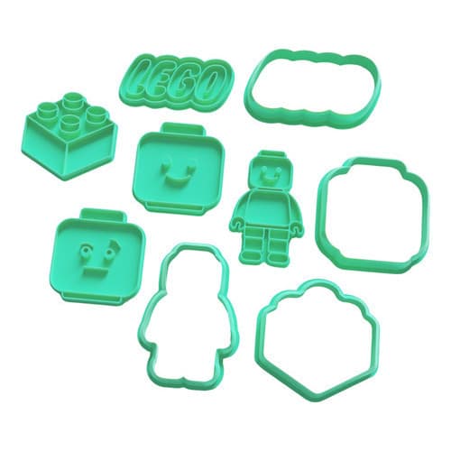 Cortadores Biscoito Lego 5cm Kit#1