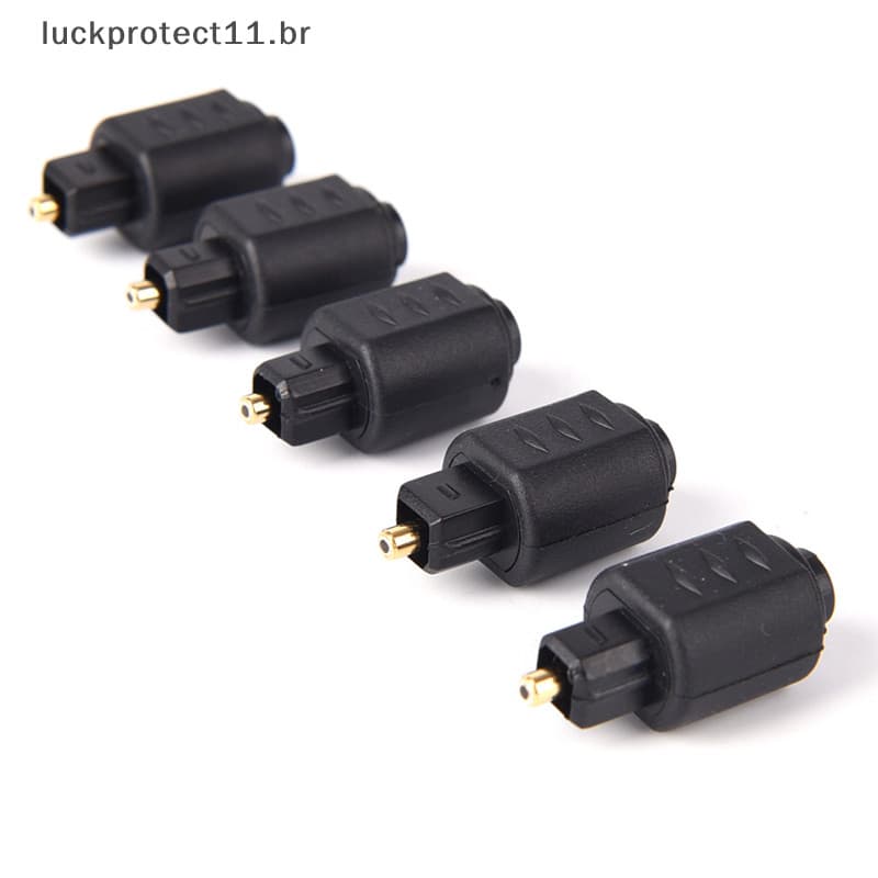 Adaptador De Áudio Óptico LTBR Plugue Fêmea De 3.5 Mm Para Macho Toslink Digital ~