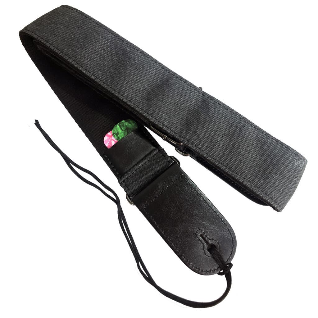 Correia Para Violão E Guitarra Phx Preta Ph09