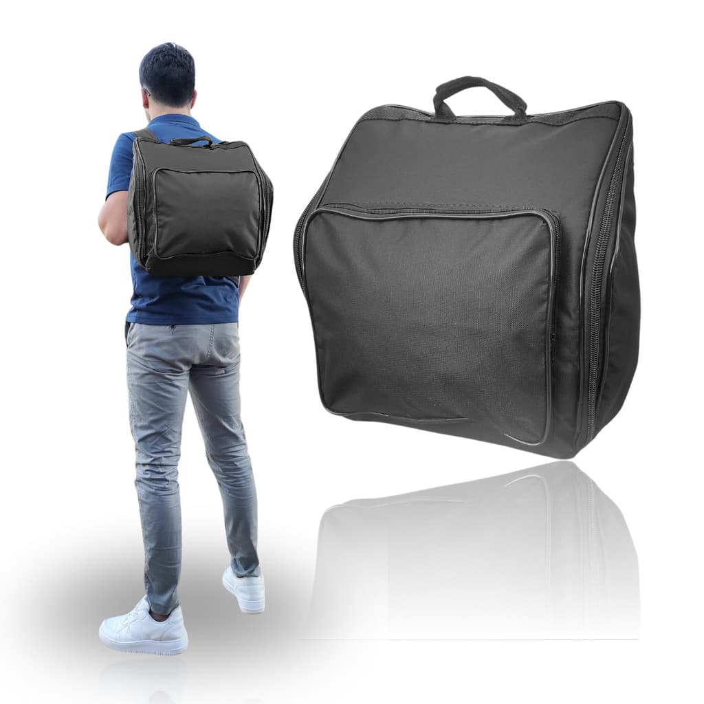 Capa Bag Estojo Mochila P/ Acordeon Sanfona Gaita 8 Baixos