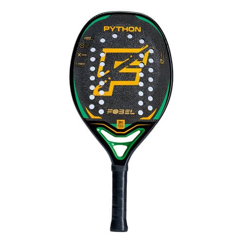 BOX Raquete De Beach Tennis Fobel Python Carbono 3k Gold Titânio