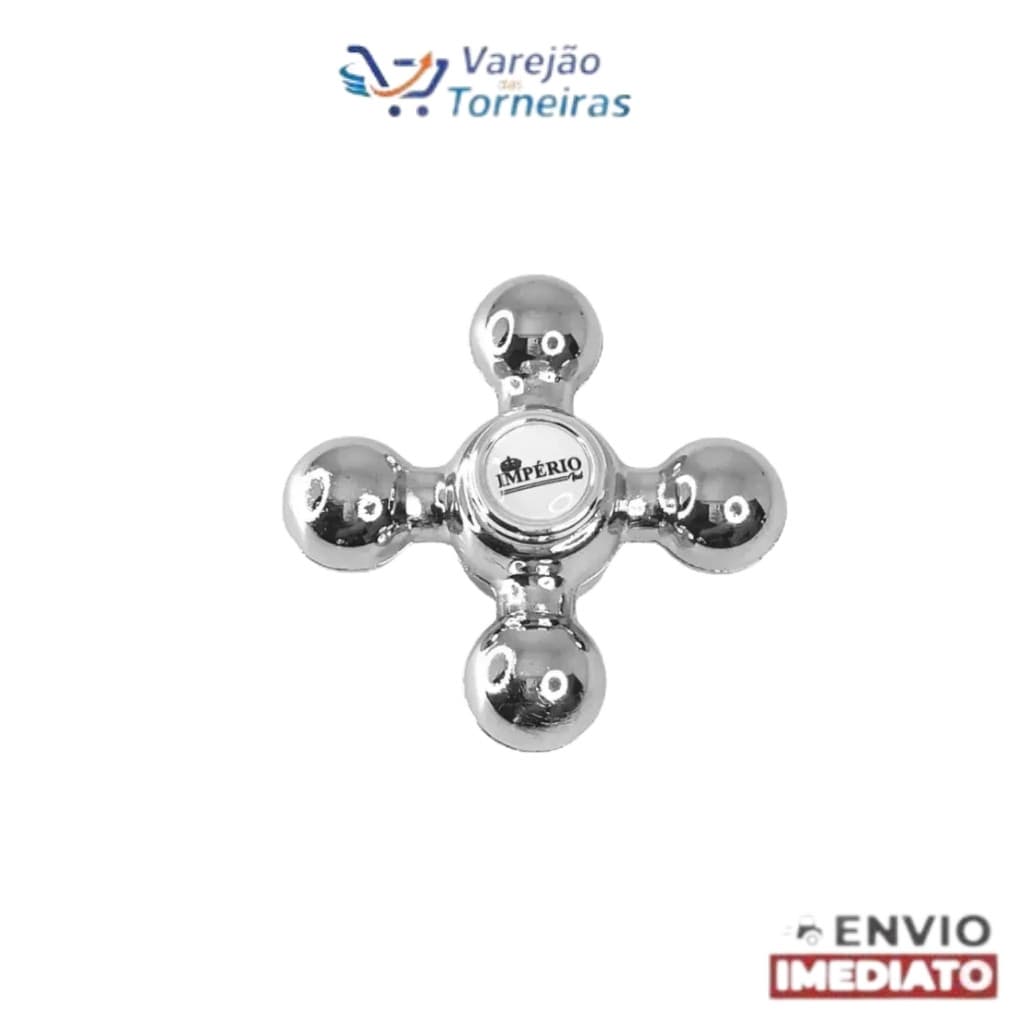 Volante C33 Abs Cromado Para Acabamento De Torneira Ou Registro