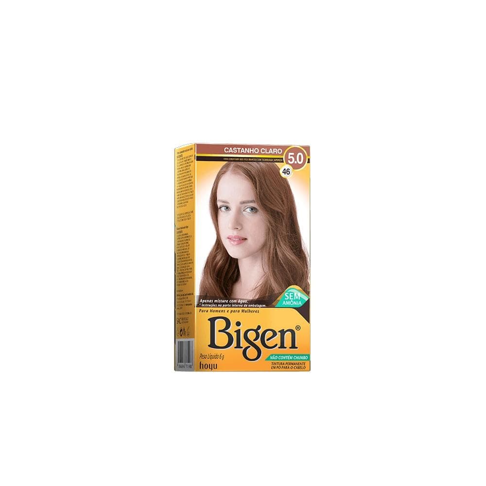 Bigen Tintura Capilar à base de água 5.0 Castanho Claro