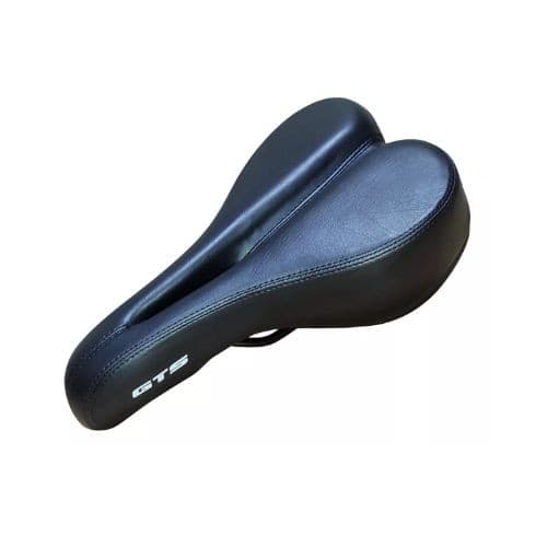 BANCO SELIM VAZADO GTS BIKE MTB CONFORT PRETO COM CARRINHO