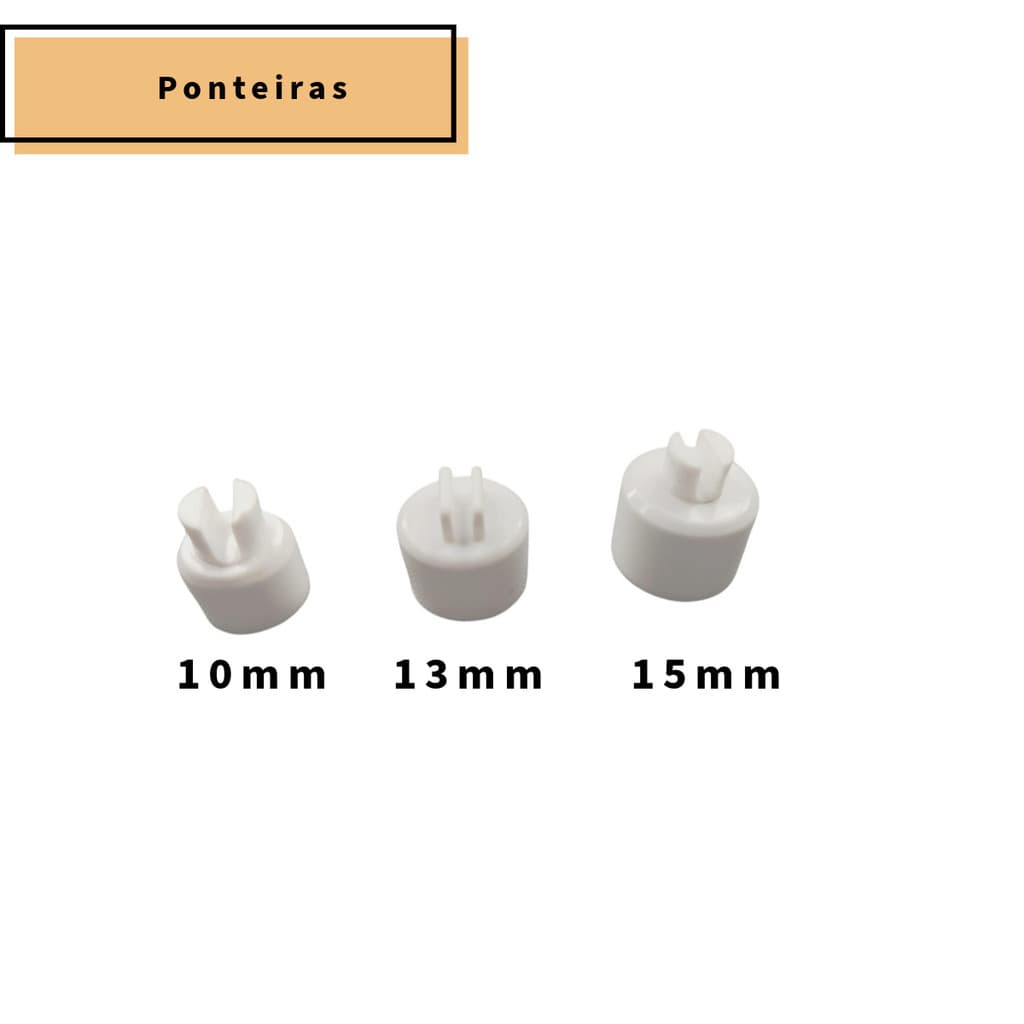 10 Ponteiras Plasticas Cabeceira Acabamento Para Poleiros
