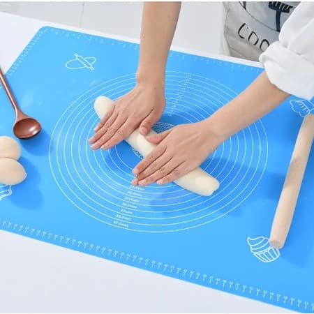 Tapete Culinário de Silicone Antiaderente com Cores Sortidas 50X40 - Confeitaria e Culinária
