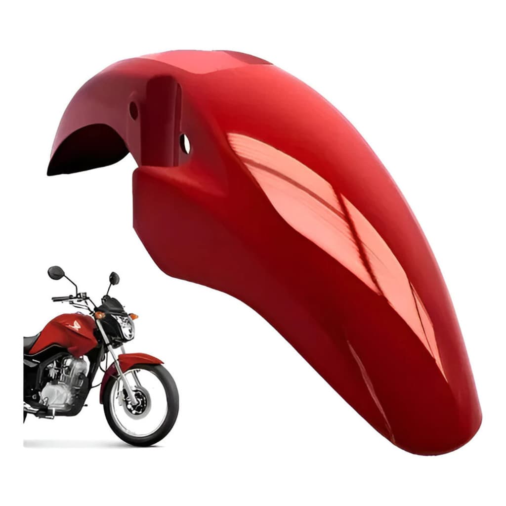 Paralama Dianteiro Honda Titan - Fan - CG 150 09/13 Injetado VERMELHO