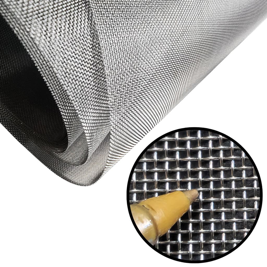 Tela Aço Inox 304 Malha 18 fio 26 (0,95mm) 50 x 100cm