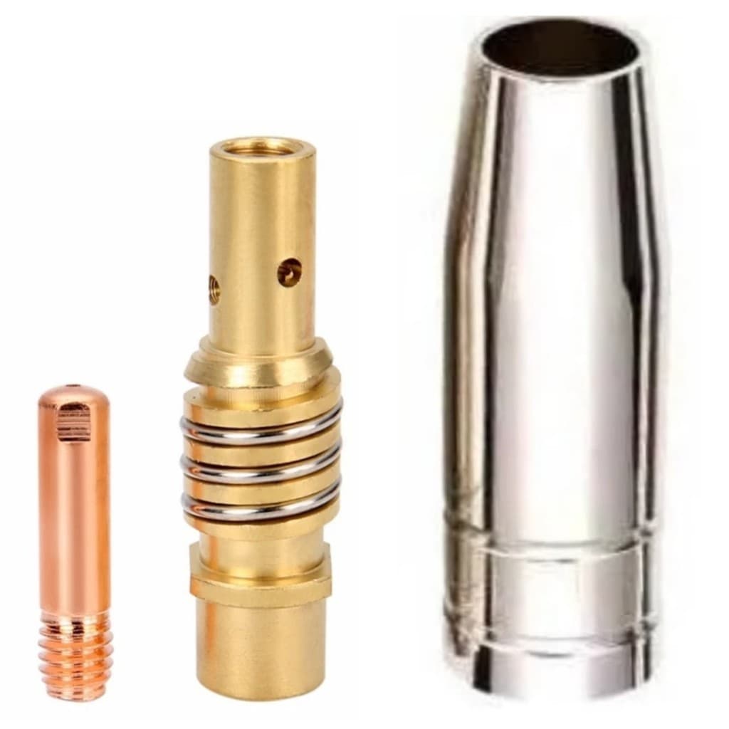 Bocal Difusor Bico Tocha Solda Mig 0.8mm 130 V8 15ak C/ Gás