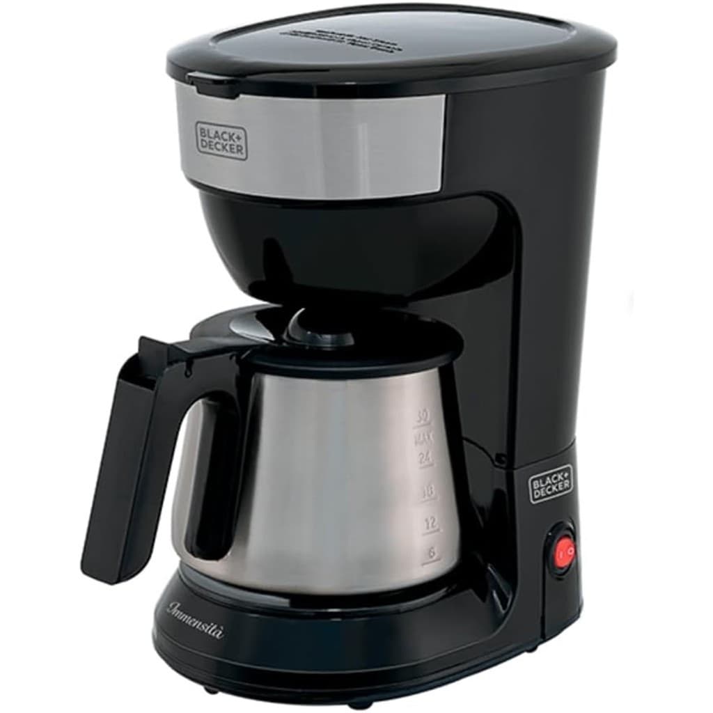 Cafeteira Elétrica Jarra Inox Black+Decker 38 Xícaras de Café