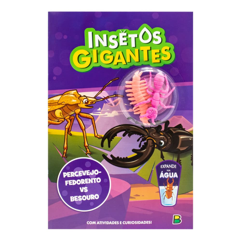 Livro Infantil Insetos Gigantes Percevejo Vs Besouro - Com Atividades Editora Todolivro