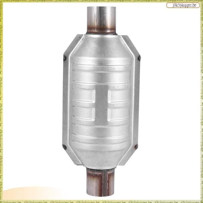 [L E Q N] Conversor Catalisador Universal De Entrada/Saída , Com Porta O2 Escudo Térmico 53004 De Aço Inoxidável Para Carros