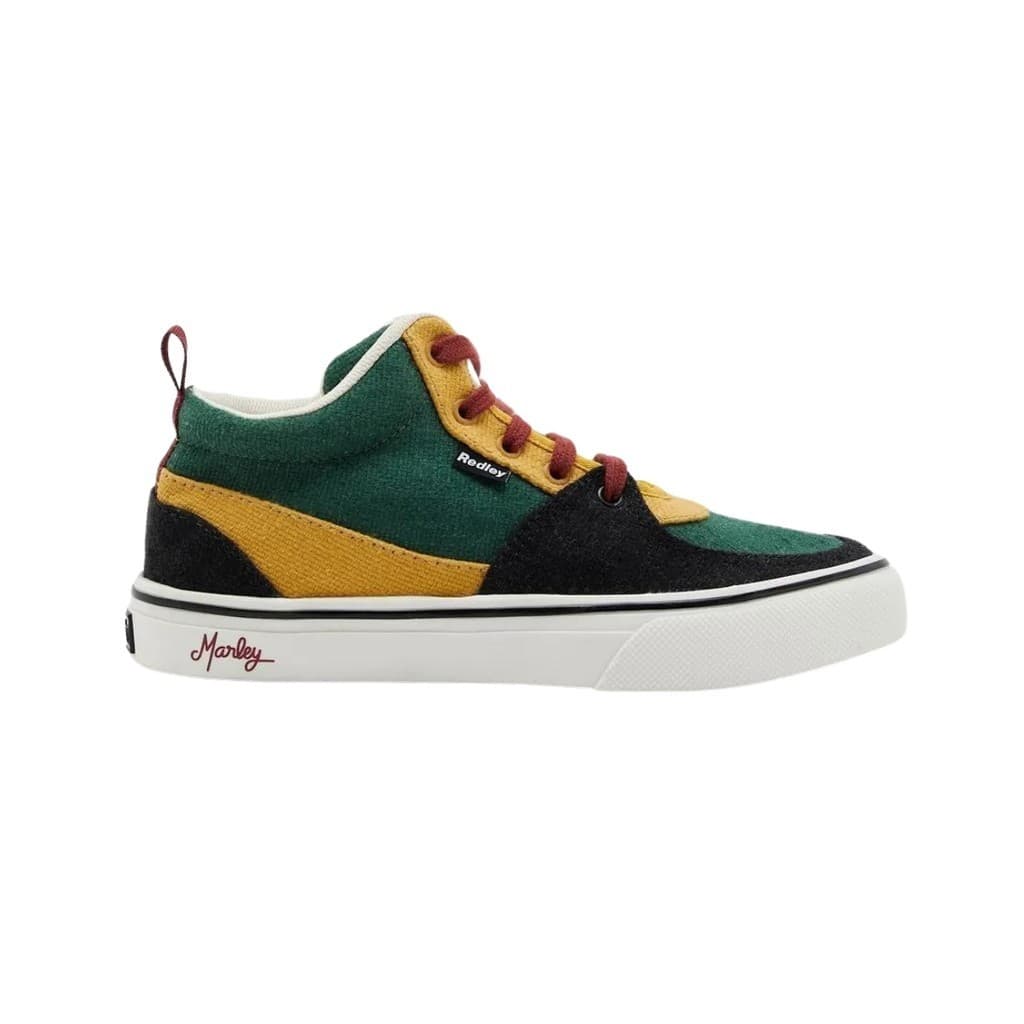 Tênis Redley Studio Bob Marley Multicolor Cano Alto