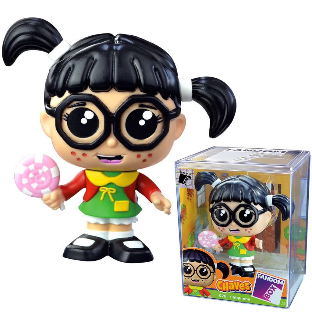 Boneco Chiquinha Turma Chaves Fandom Box Lider Brinquedos