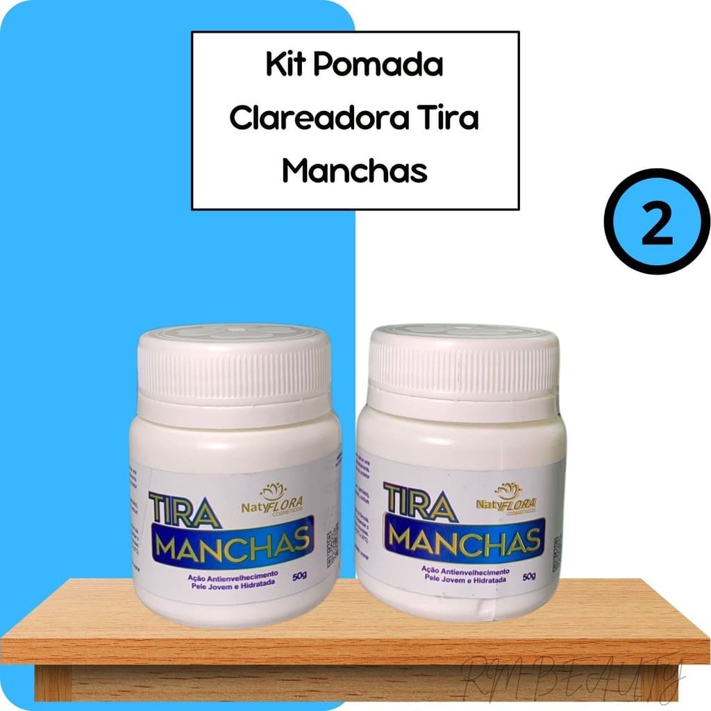 Kit 2 Pomada Facial Clareador de Manchas Para Pele  A Pronta Entrega