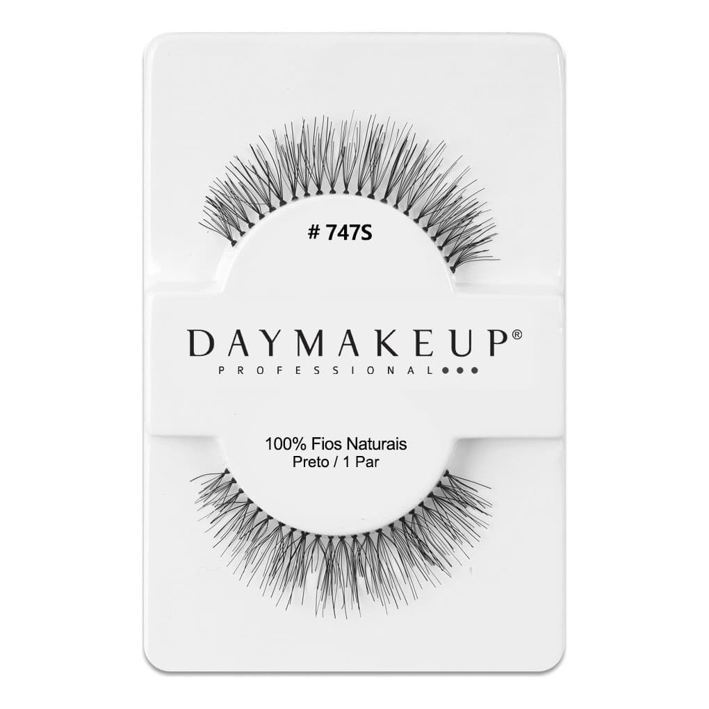 Cílios Postiços #747S Human Hair - Daymakeup 100% Fios Naturais