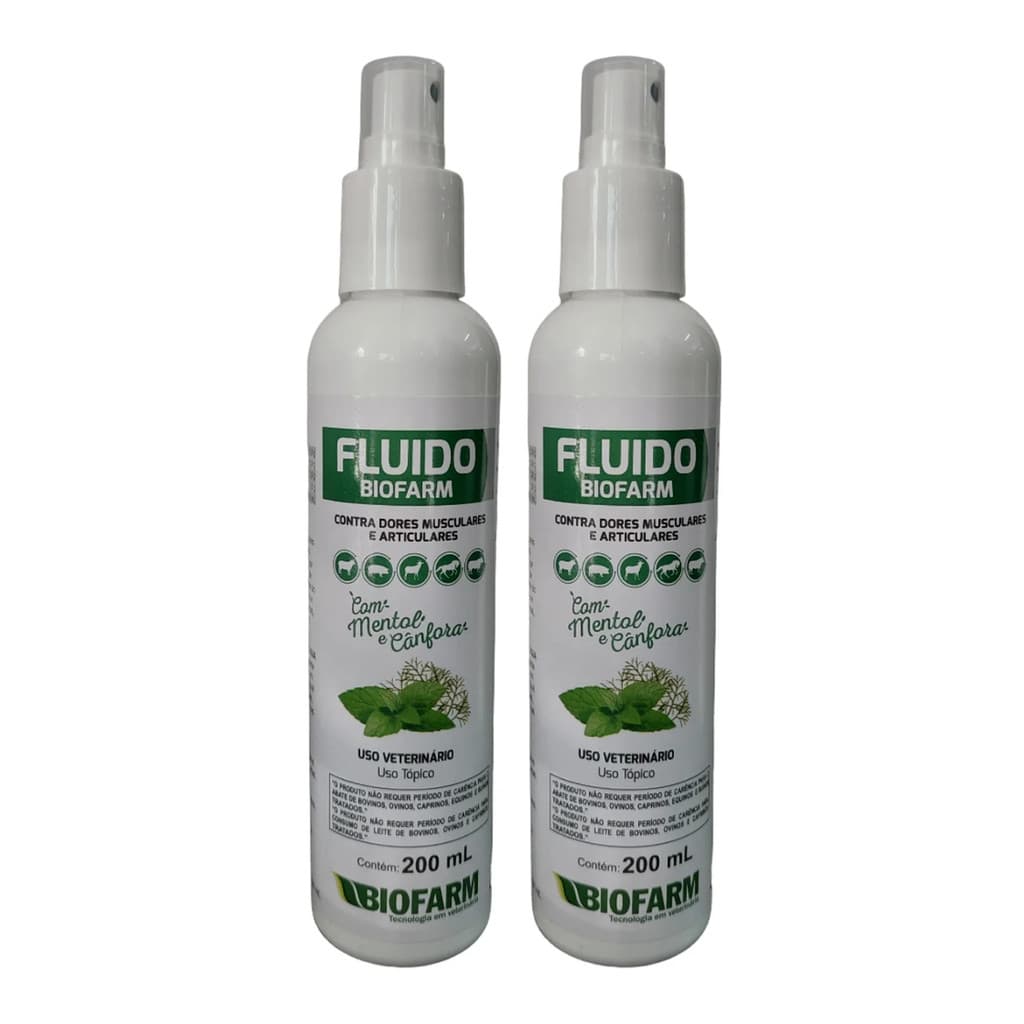 KIT COM 2 FLUIDO BIOFARM - USO TÓPICO 200ML