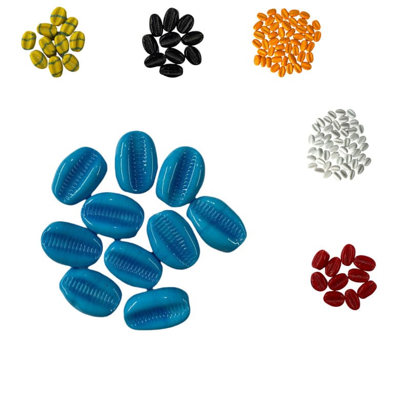 Kit com 10 Firmas Búzios 22 mm Murano Guias - Selecione a Cor