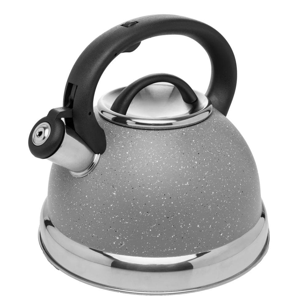 Chaleira de Indução 2,5L Wolff Granilite Cinza Aço Inox