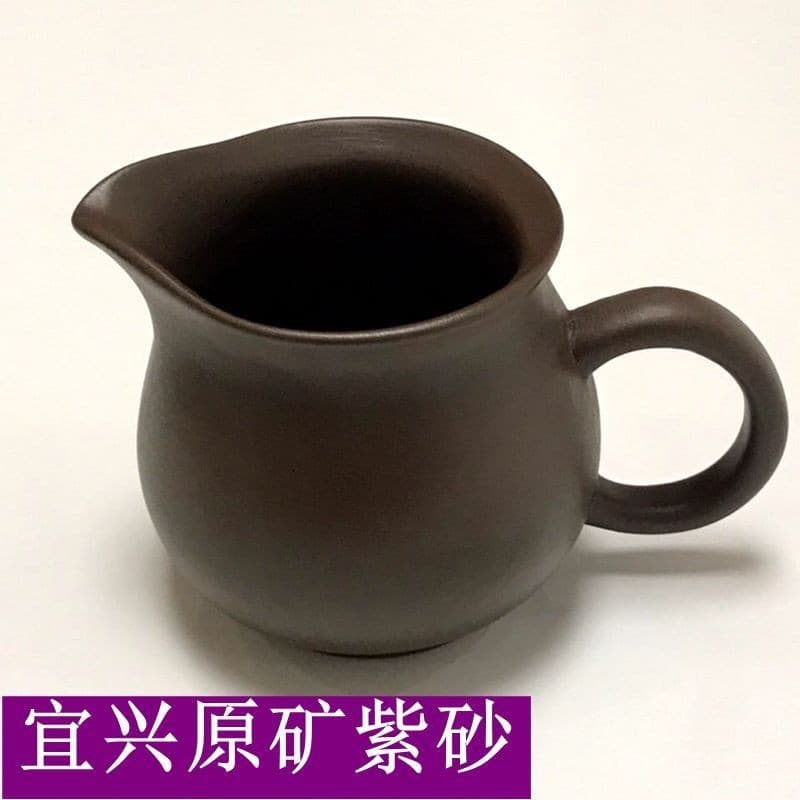 Yixing pote original genuíno de barro roxo Kung F Yixing pote de barro roxo cru Kung Fu Tea Set Pote de barro roxo Kung Fu Chávena de chá Pote de leite Pote de leite Separador de chá de barro roxo Chá Mar 2,18